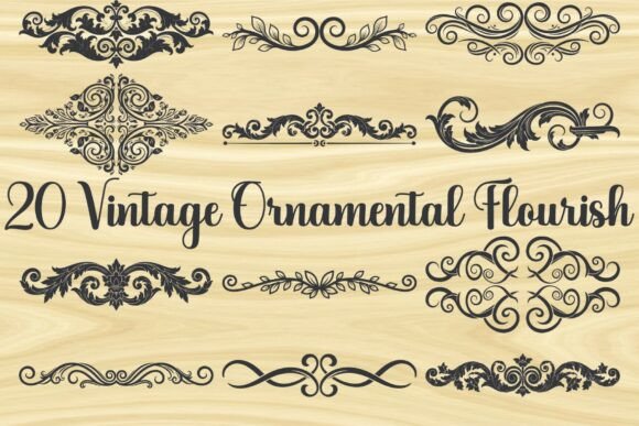 Download Vintage Ornamental Flourish - Ornamental Collection