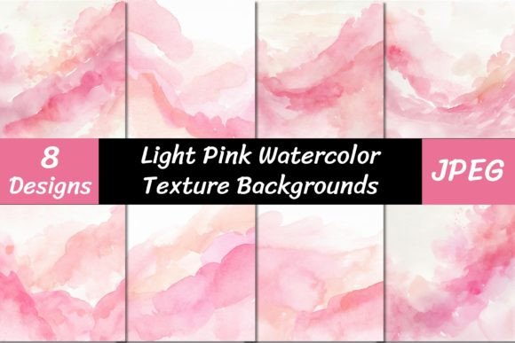Download Light Pink Watercolor Texture Background - Background Collection