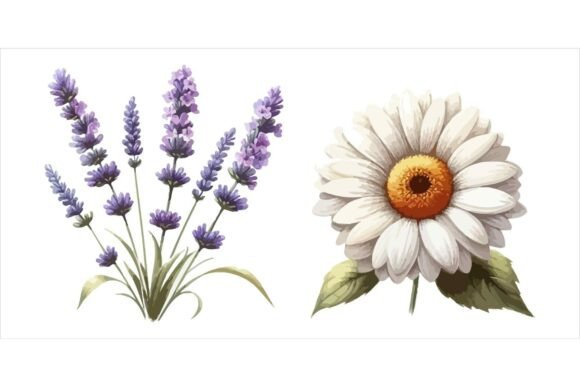 Download Watercolour Flowers Bundle EPS - Flowers Collection