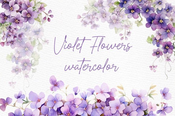 Download Violet Flowers Clipart Spring Flowers - Flowers Collection