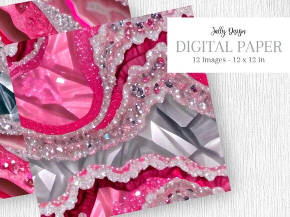 Download Hot Pink &amp; Silver Luxurious Backgrounds - Background Collection