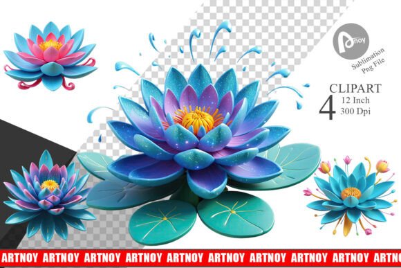 Download Vibrant Lotus Clipart - Premium Resources