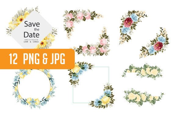 Download Watercolor Garden Flowers Clipart - Flowers Collection