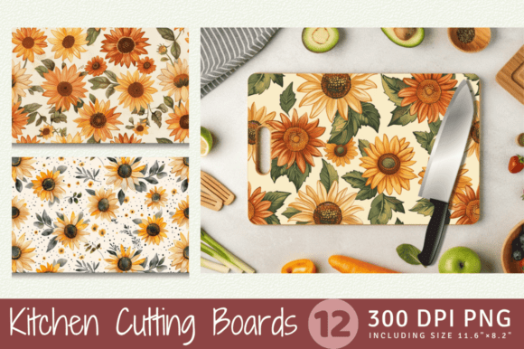Download Boho Daisy Sunflowers Cutting Boards Sub - Flowers Collection
