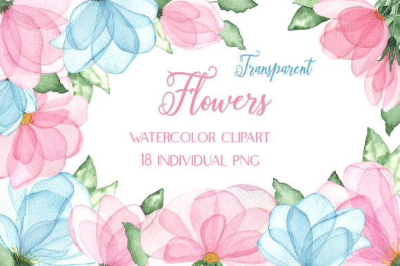 Download Watercolor Clipart Transparent Flowers - Flowers Collection