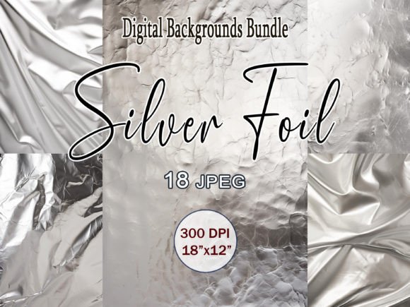 Download Silver Foil Texture Digital Background - Background Collection