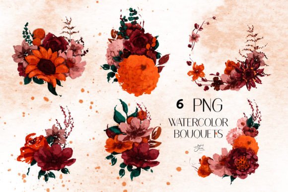 Download Watercolor Flowers PNG Autumn Flower PNG - Flowers Collection