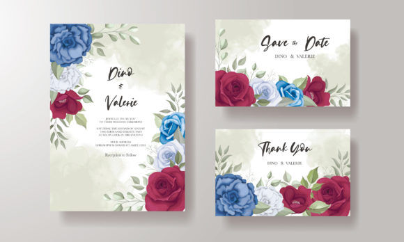 Download Elegant Wedding Card Flowers Design - Flowers Collection