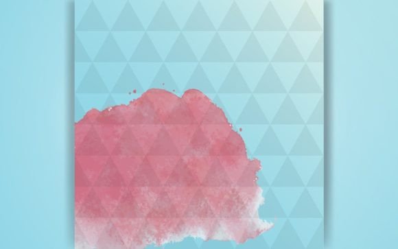 Download Geometric Pink Watercolor Background - Background Collection