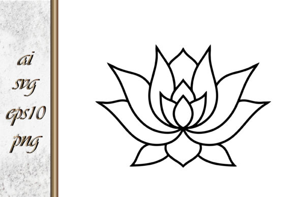 Download Lotus Clipart Flower Coloring Page Book - Lotus clipart Collection