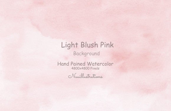 Download Light Blush Pink Watercolor Background - Background Collection