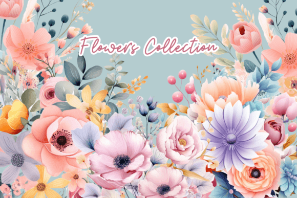 Download Flowers Collection Spring Floral Clipart - Flowers Collection