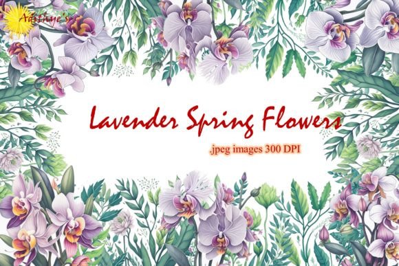 Download Lavender Spring Flowers - Sublimation - Flowers Collection