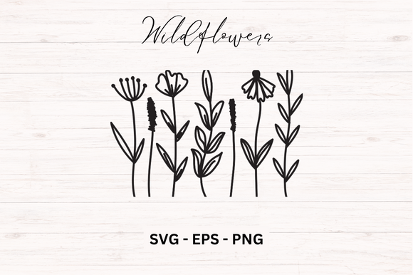 Download Wildflowers Svg Bundle - Flowers Collection