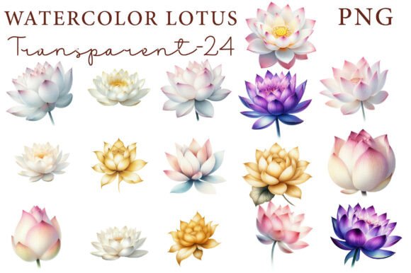 Download Watercolor Lotus Clipart - Lotus clipart Collection