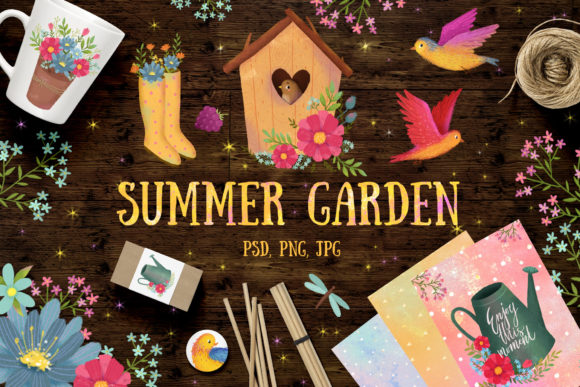 Download Summer Garden Clipart. Patterns - Summer garden clipart Collection